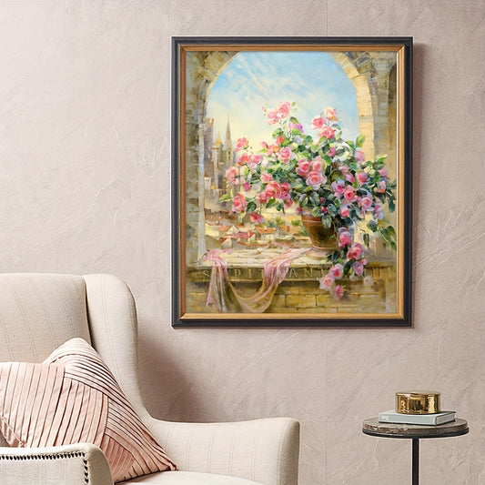 Art Flower Cross Stitch Material Package - Wall Decoration