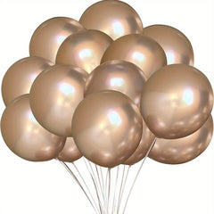 50pcs 30 48 Cm Metal Balloons Colorful Decoration with Pump