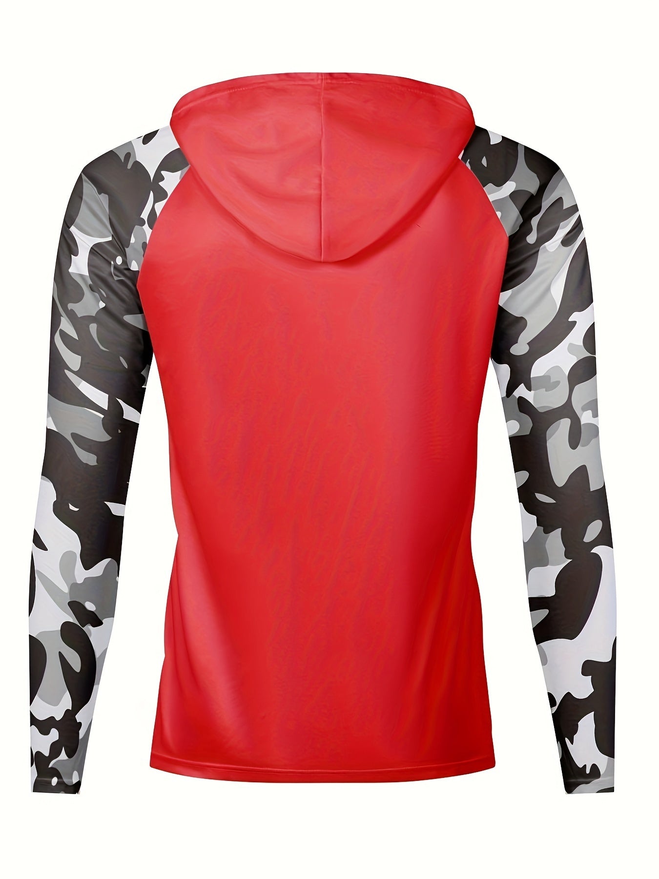 Men's Camo UPF 50 Sun Protection Hoodie Long Sleeve Quick Dry Top