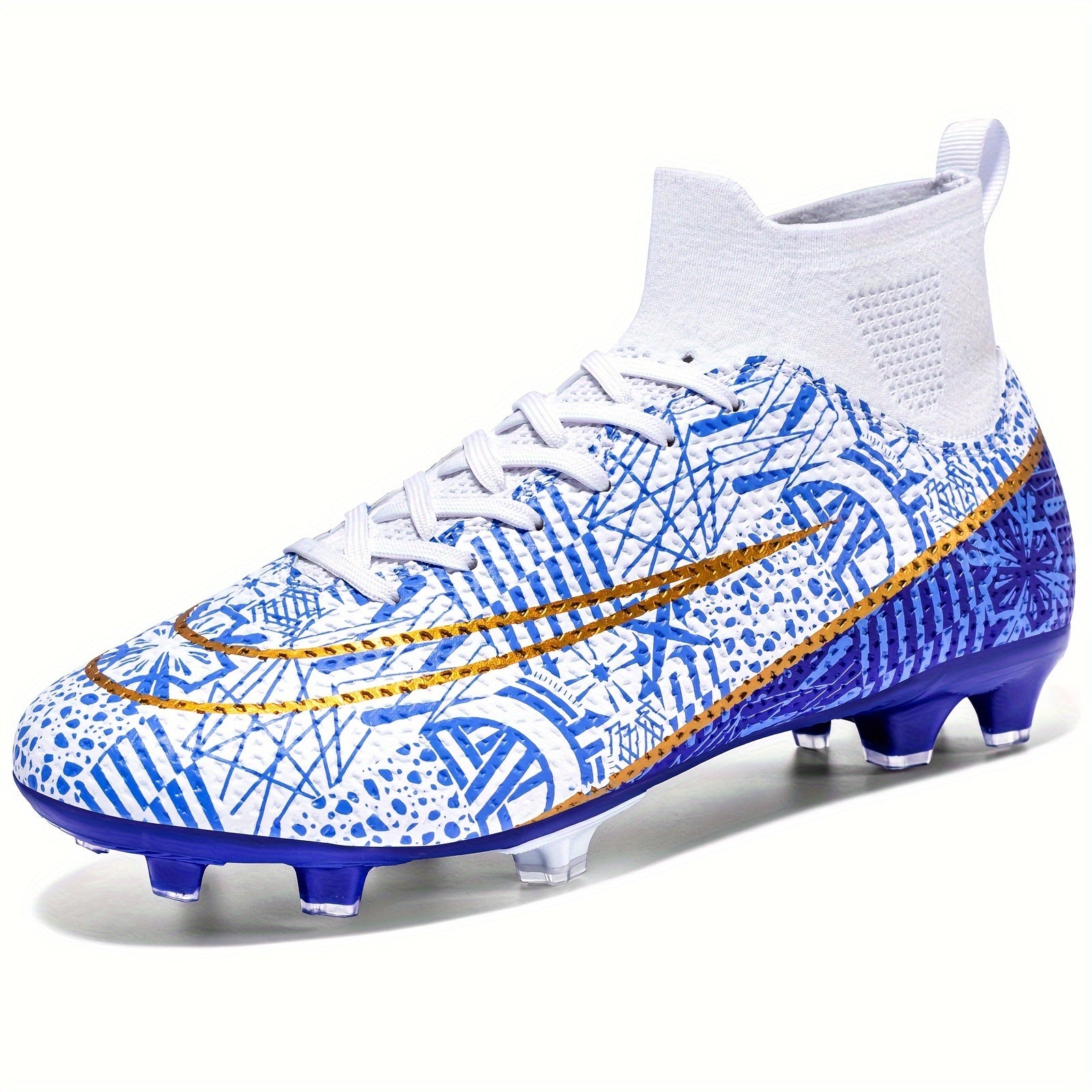 Professional Training Soccer Spikes Cleats Lightweight Non-slip Shoes