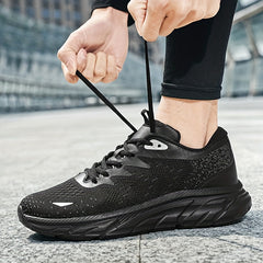 Men's Mesh Lace Up Sneakers Casual Walking Shoes