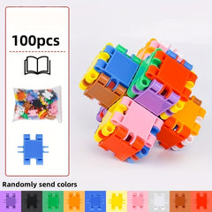 Kindergarten Plastic Square Toy Blocks