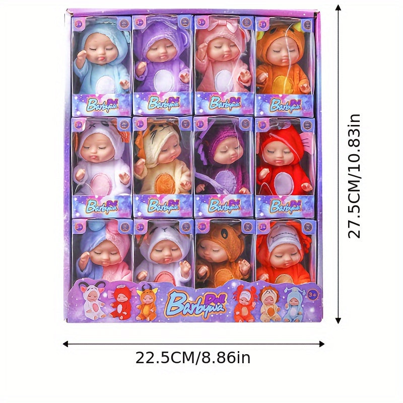 12pcs Princess Doll Twelve Zodiac Signs Theme for Girls and Boys