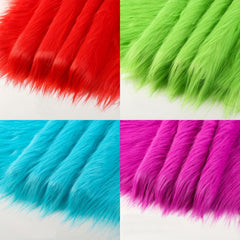 Faux Fur Fabric Doll Beard for Fursuit Cosplay Costume Dwarf Craft