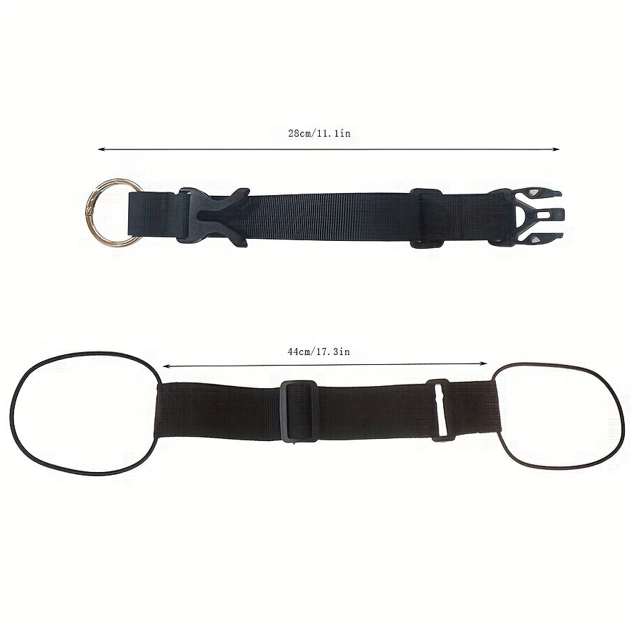 2Pcs Luggage Packaging Belts Travel Bag Fixing Belts Elastic Rope Durable