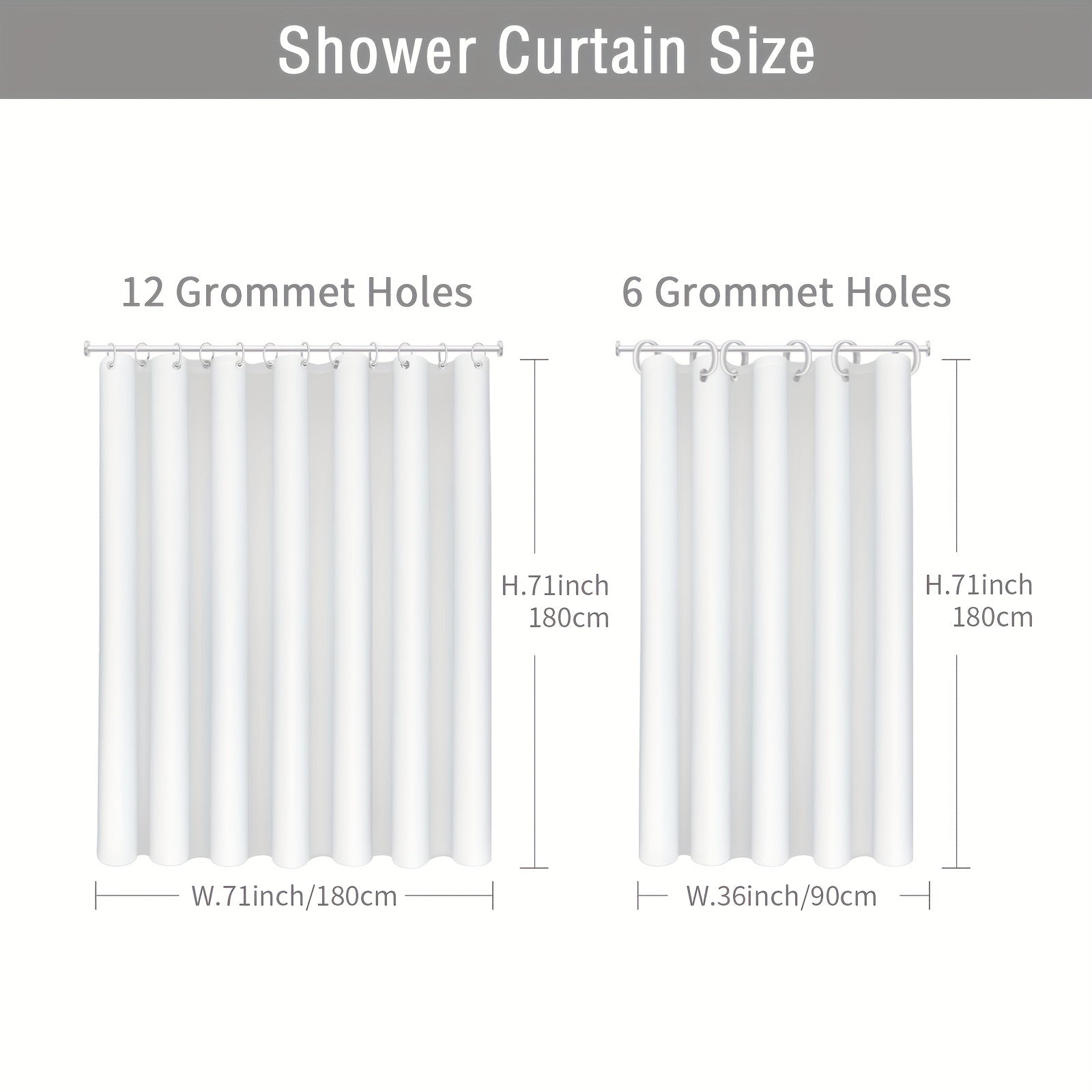 Boho Tufted Pleat Fabric Shower Curtain