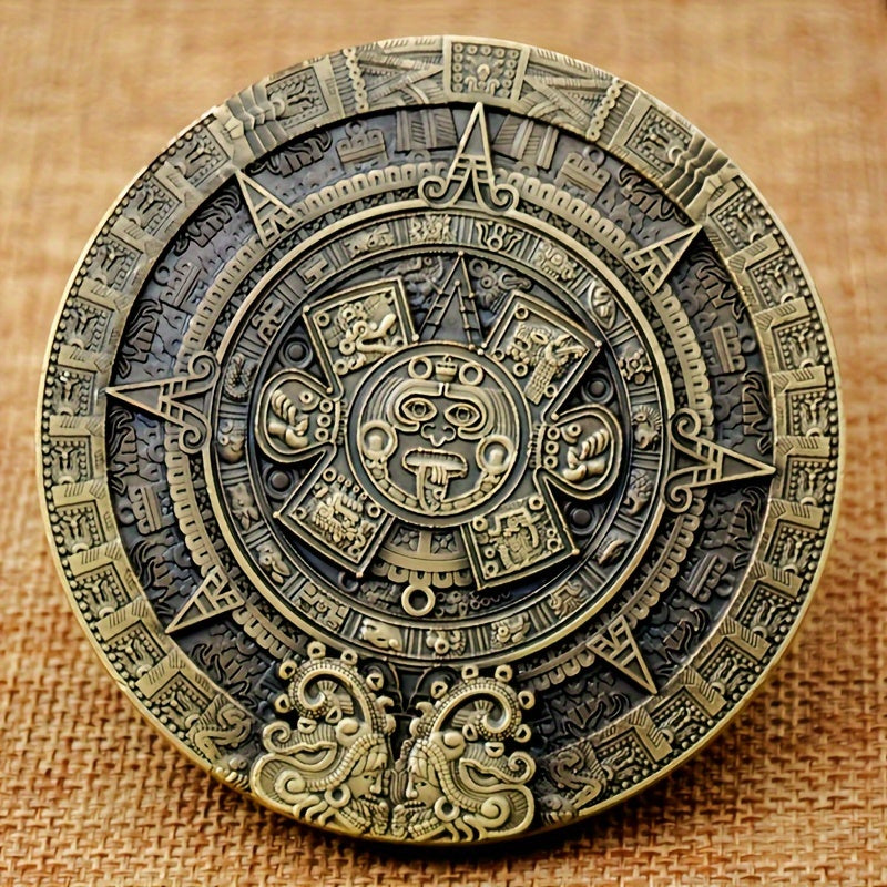 Metal Double Sided Carving Historical Cultural Elements