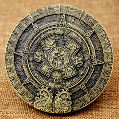 Metal Double Sided Carving Historical Cultural Elements