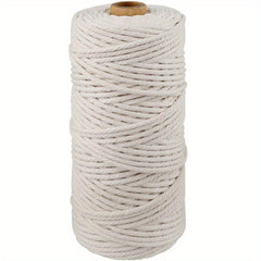 3mm Braided Rope 109 Yards Cotton Fringe Thread Craft Hemp Rope