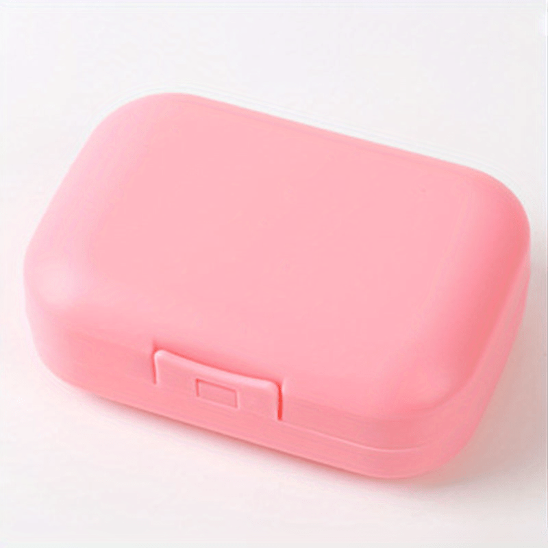 Travel Soap Holder Rectangular Plastic Storage Box Bathroom Accessories
