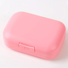 Travel Soap Holder Rectangular Plastic Storage Box Bathroom Accessories