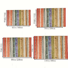 Nordic Moroccan Ethnic Style Carpet Mat Living Room Sofa Coffee Floor Mat
