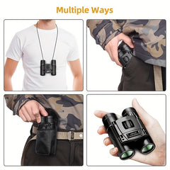 Compact High Power Binoculars Waterproof for Camping and Tourism