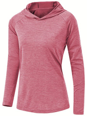 Women's UPF 50 Sun Protection Hoodie Shirt Lightweight Fishing Hiking UV Shirt