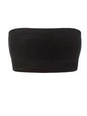 Seamless Strapless Bandeau Bra Soft Stretch Lingerie