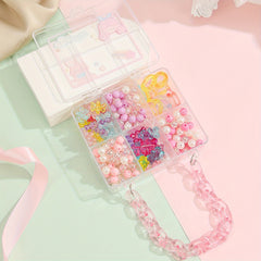 Colorful Children's DIY Jewelry Kit with Handbag