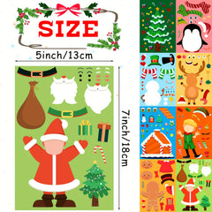 Christmas Party Games Stickers Make Your Own Christmas Stickers