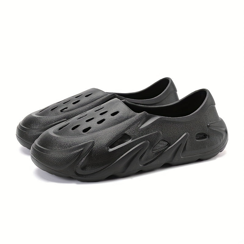 Men's Lightweight Comfy Clogs Hollow Out Non Slip Garden Shoes Summer