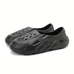 Men's Lightweight Comfy Clogs Hollow Out Non Slip Garden Shoes Summer