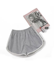 3pcs Elastic Waist Dolphin Shorts Casual Comfy Daily Shorts Women's Clothing
