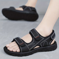 Men's Adjustable Hook & Loop Sandals Kids Casual Walking Shoes