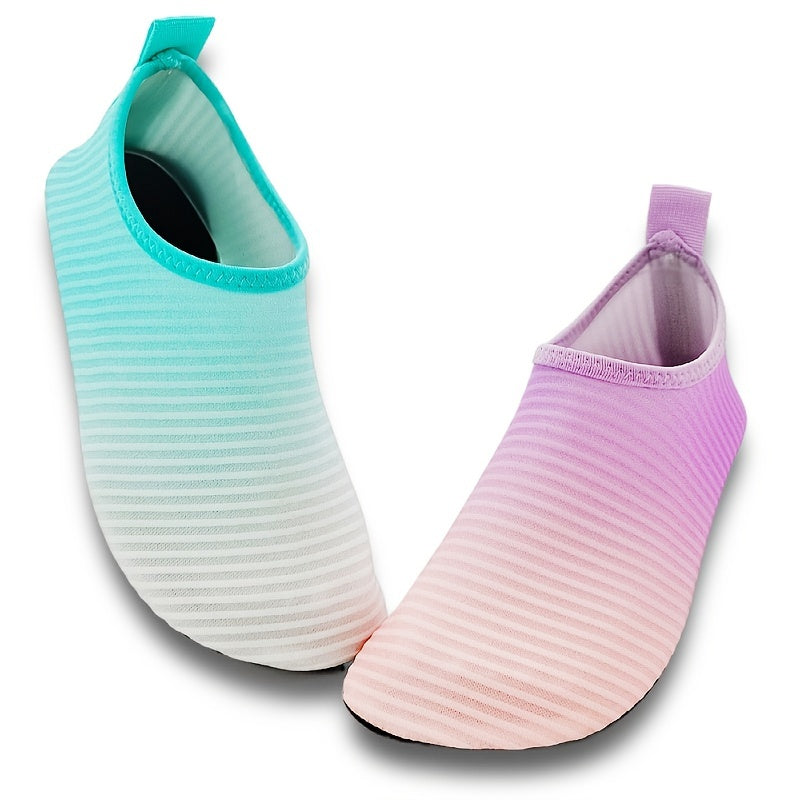 Gradient Water Shoes for Girls Non Slip Breathable for Swimming Sports Yoga