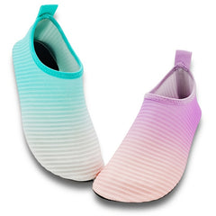 Gradient Water Shoes for Girls Non Slip Breathable for Swimming Sports Yoga