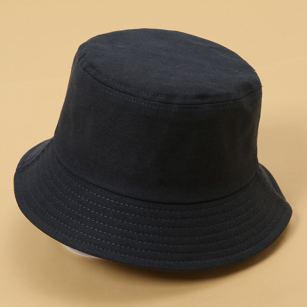 Classic Solid Pure Double sided Windproof Couple Bucket Hat