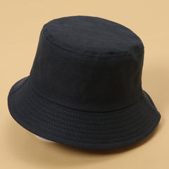 Classic Solid Pure Double sided Windproof Couple Bucket Hat