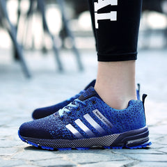 Men's Mesh Running Sneakers - Lightweight Breathable Shoes