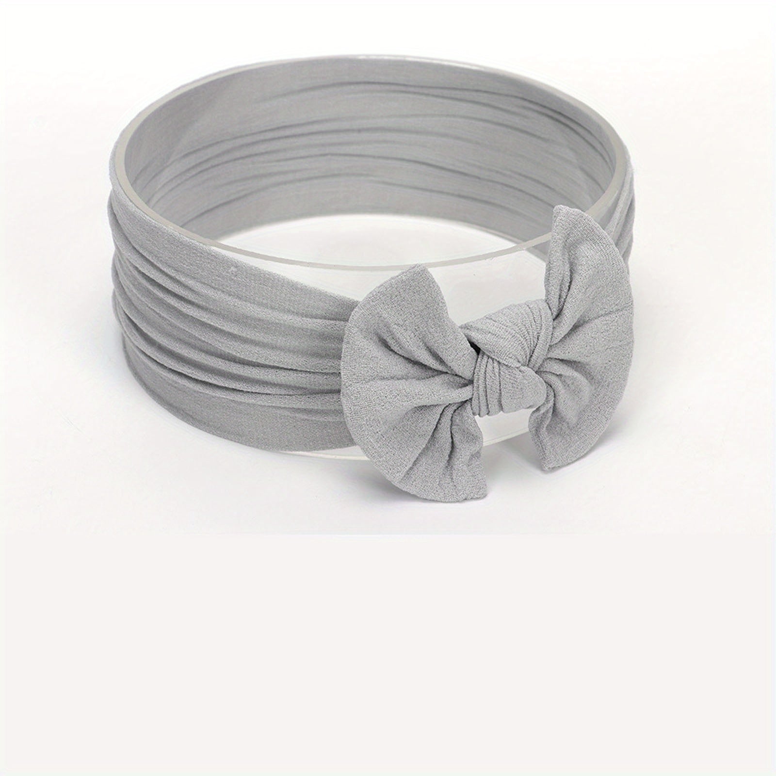 Cartoon Bow Nylon Headband for Baby Girls Photoshoots