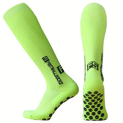 Letter Pattern Soccer Socks Breathable Training Thigh Socks