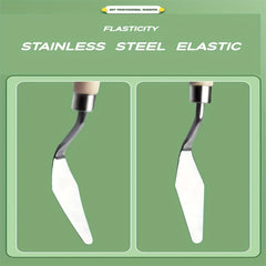 7pcs Painting Scraper Round Head Stick Paint Palette For Painting