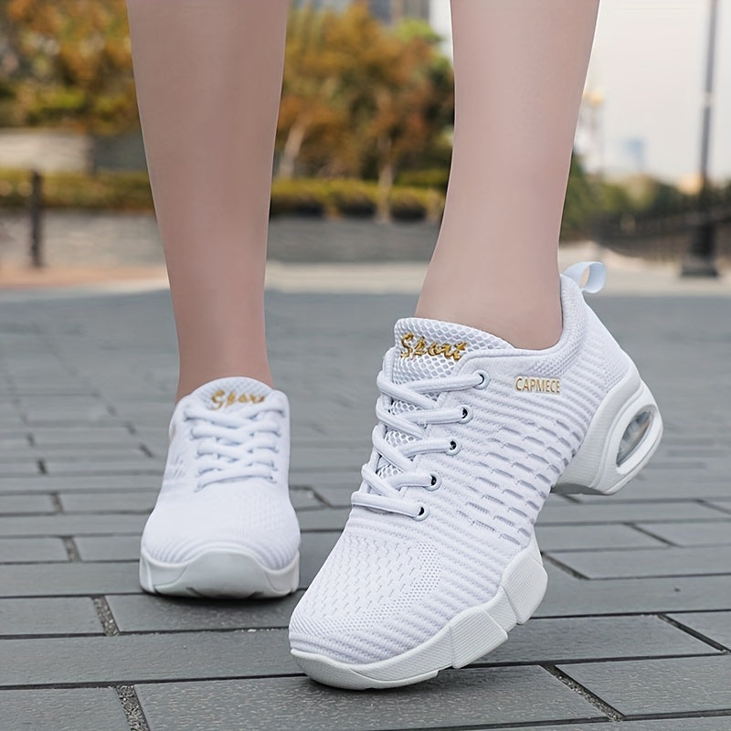 Arch Support Non Slip Dance Shoes Mesh Breathable Air Cushion Sport Shoes