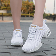 Arch Support Non Slip Dance Shoes Mesh Breathable Air Cushion Sport Shoes