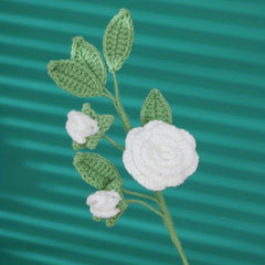 1pc Wool Crochet Flowers for Home Decor