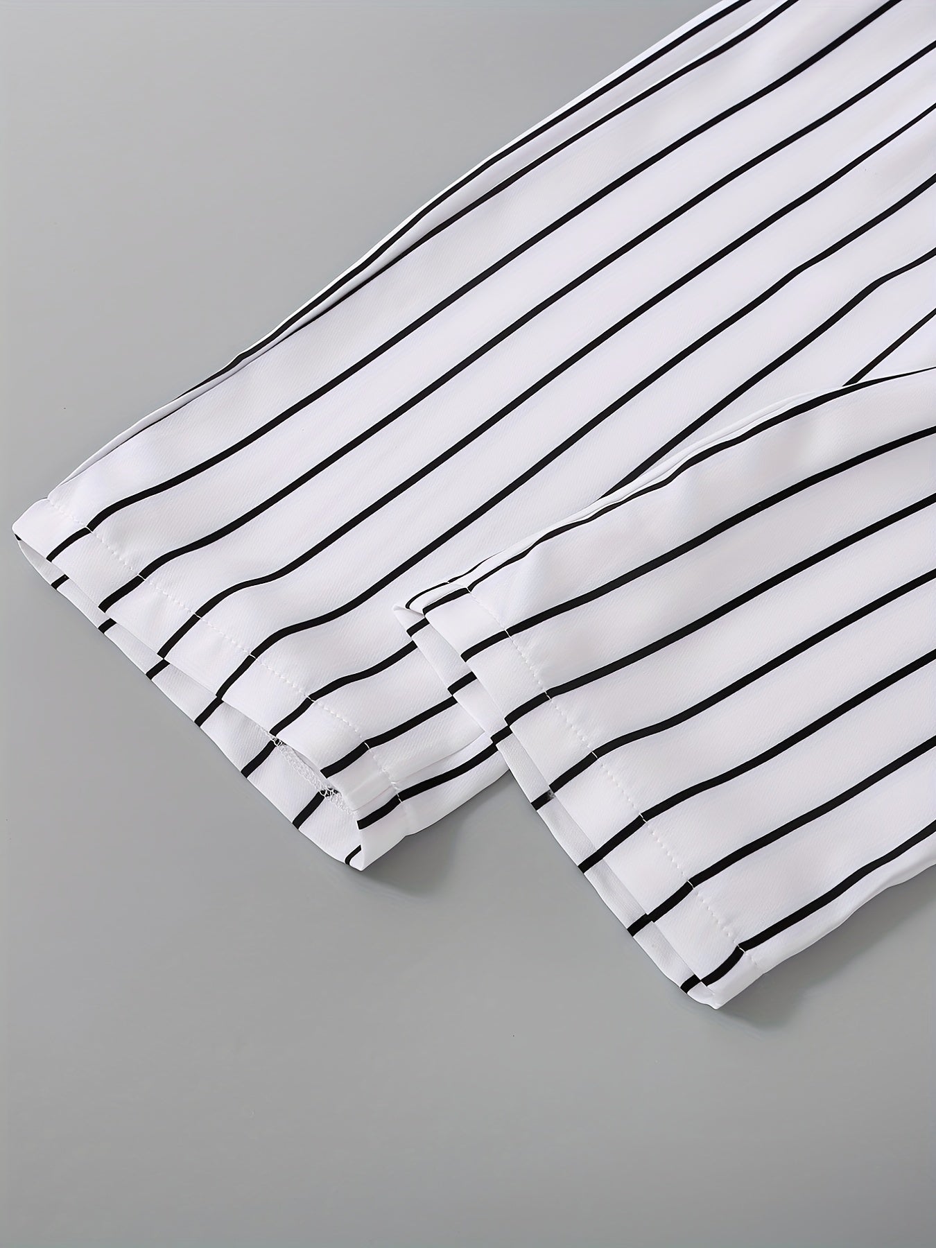 Girls Striped Wide Leg Pants Set Summer Kids Clothes
