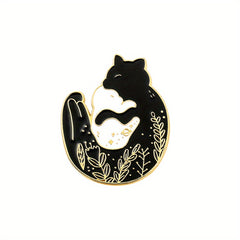 Cat Series Brooch Enamel Pin Metal Badge Backpack Accessories