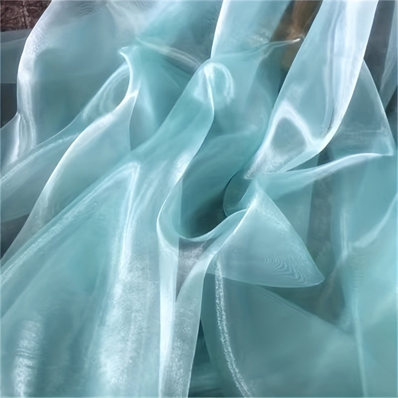 Wide Water Gloss Yarn Glitter Organza Fabric for Wedding Dress