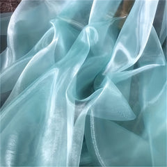 Wide Water Gloss Yarn Glitter Organza Fabric for Wedding Dress