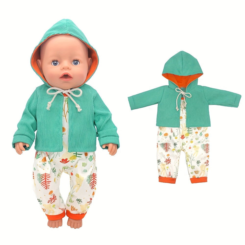 Jumpsuit Clothes for 17 Inch Reborn Dolls