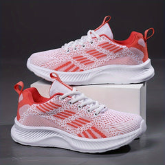 Women's Breathable Trail Running Sneakers with Thick Bottom