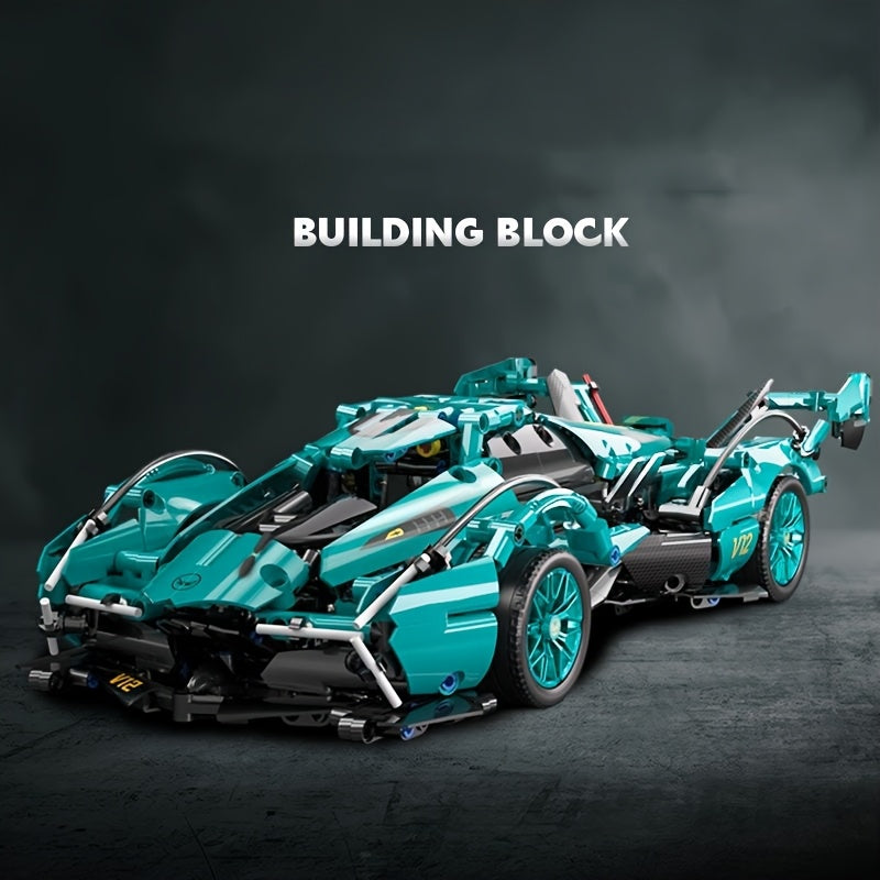 1330pcs Sports Car Edition Racing Car Building Blocks Model