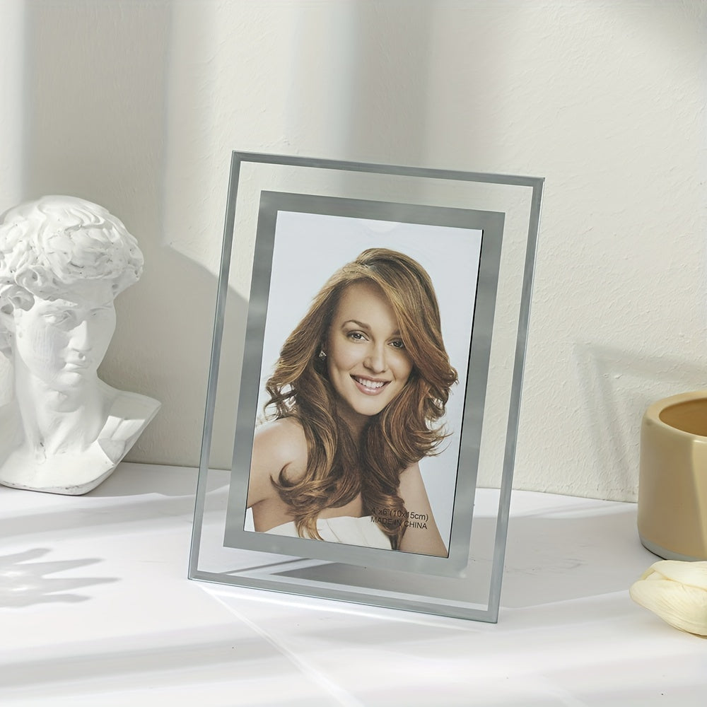 Crystal Glass Photo Frame for Capturing Your Child's Memories