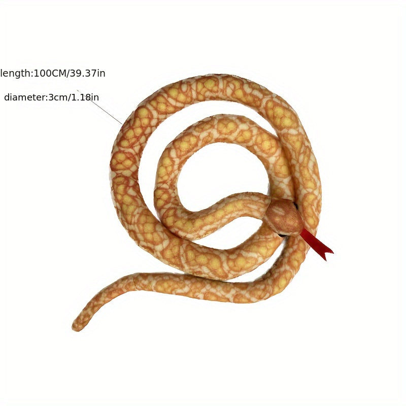 Funny Cartoon Snake Plush Toy Simulation Animal Snake Doll