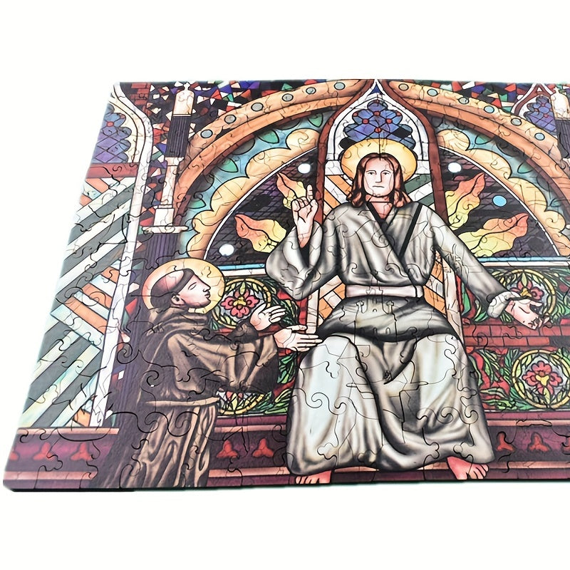 Wooden Board Puzzle Children's Educational Religious Faith Toy