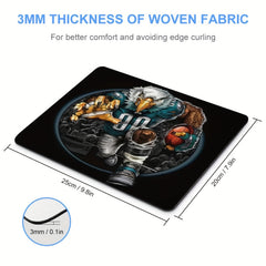 Personalized Textured Non Slip Rubber Base Mouse Pad