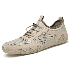 Men's Mesh Lightweight Drawstring Sneakers Outdoor Walking Hiking Shoes