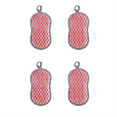 8pcs Dish Cloths Sponge Double Sided Cleaning Brush Scrubbing Magic Spon