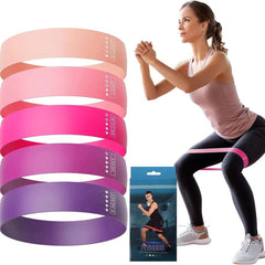 5 Pack Resistance Tapes - Stylish Bands for Workouts